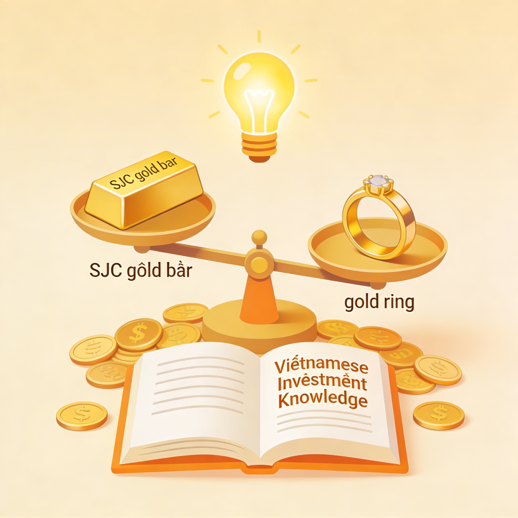 Vàng SJC hay Vàng Nhẫn: Lựa Chọn Nào Tối Ưu Cho Nhà Đầu Tư Việt?