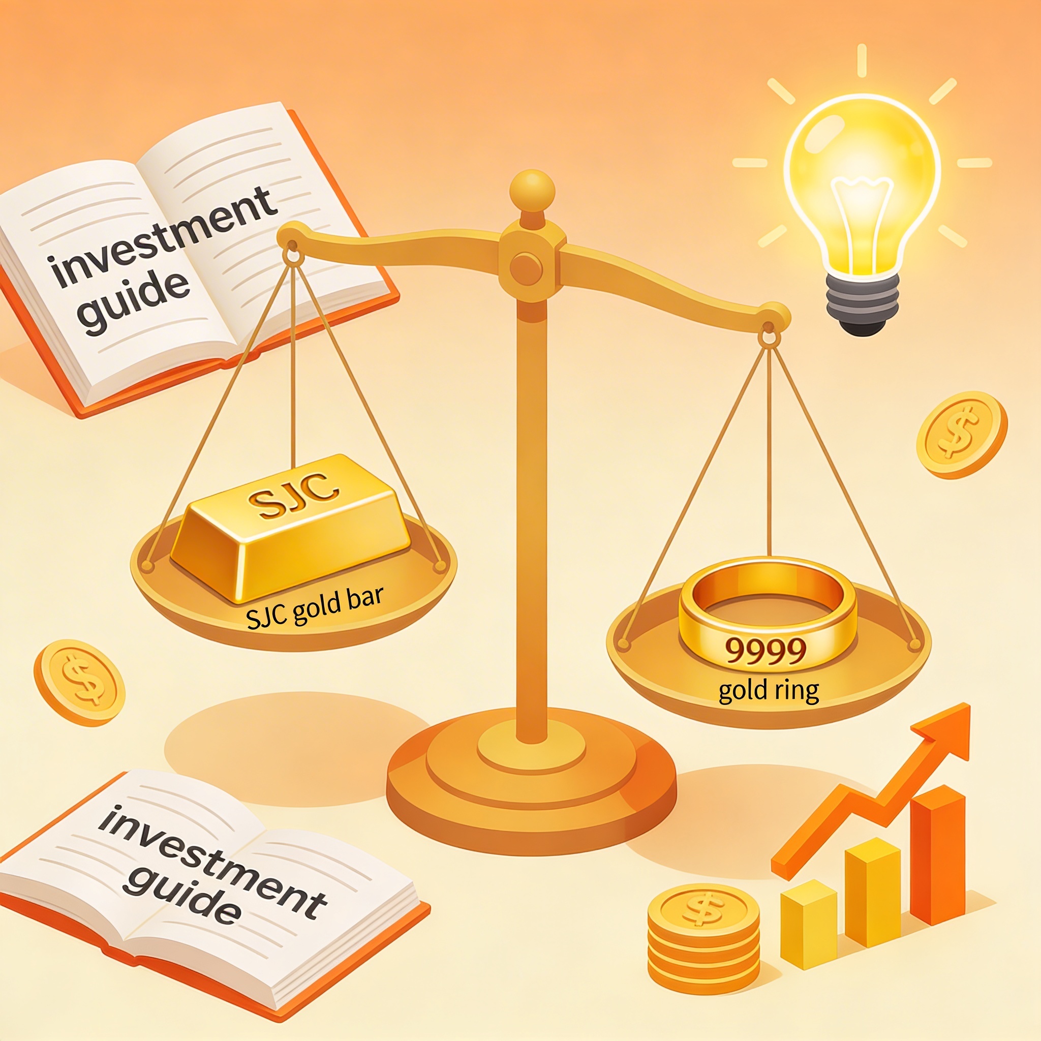 Vàng SJC và Vàng Nhẫn: Nên Chọn Loại Nào Để Đầu Tư Hiệu Quả?